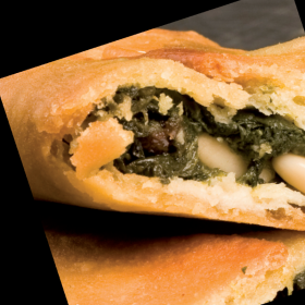 PANADÓ D'ESPINACS  "ESPECIALITAT DE LA CASA"  250gr